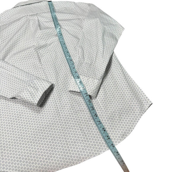 NWT Scotch & Soda Amsterdam Dress Shirt Sz 15.5 32/33 Geometric Blue Multi $180 - Picture 10 of 11